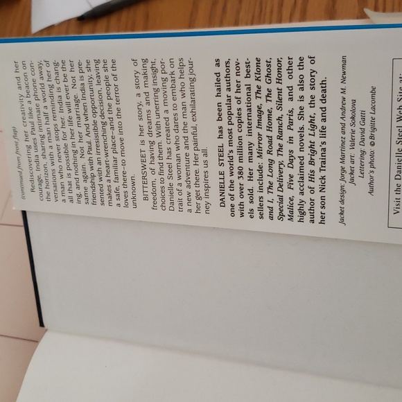 Hard cover book "Bittersweet" - Picture 4 of 4